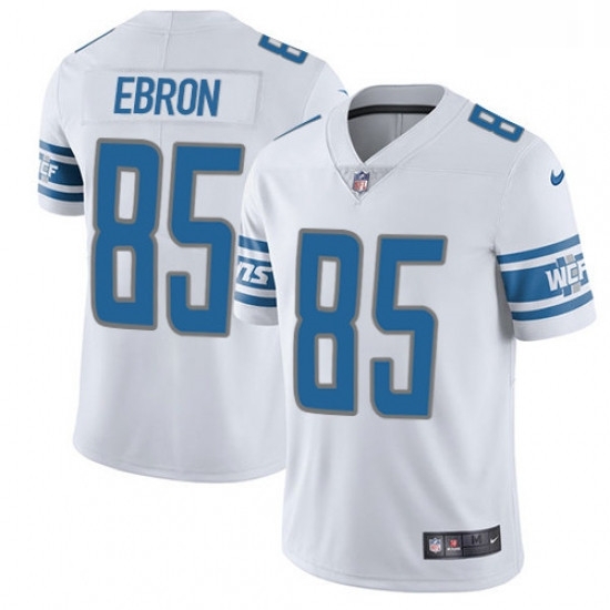 Men Nike Detroit Lions 85 Eric Ebron Elite White NFL Jersey Men Nike Detroit Lions 85 Eric Ebron Elite White NFL Jersey