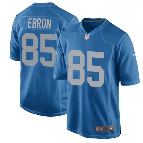 Men Nike Detroit Lions 85 Eric Ebron Game Blue Alternate NFL Jersey Men Nike Detroit Lions 85 Eric Ebron Game Blue Alternate NFL Jersey