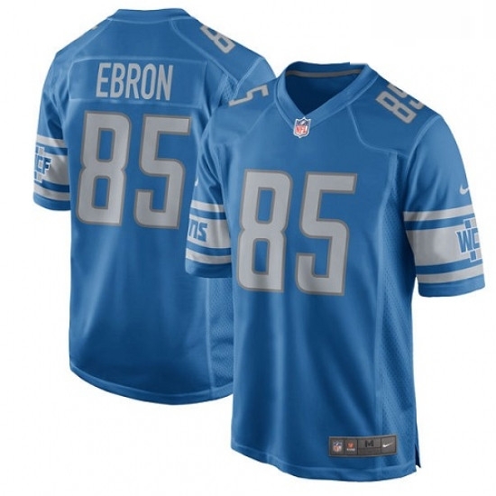 Men Nike Detroit Lions 85 Eric Ebron Game Light Blue Team Color NFL Jersey Men Nike Detroit Lions 85 Eric Ebron Game Light Blue Team Color NFL Jersey