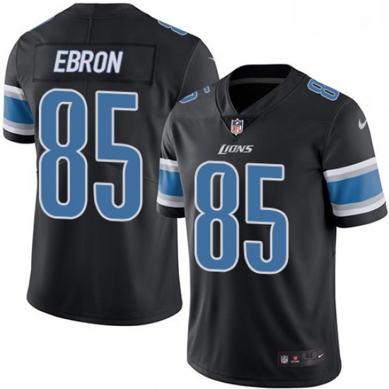 Men Nike Detroit Lions 85 Eric Ebron Limited Black Rush Vapor Untouchable NFL Jersey Men Nike Detroit Lions 85 Eric Ebron Limited Black Rush Vapor Untouchable NFL Jersey