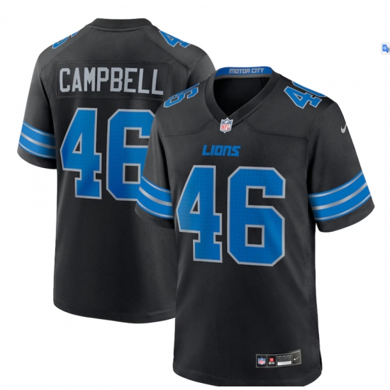 Men Women Youth Detroit Lions Jack Campbell #46 Black Stitched Vapor Limited Jersey Men Women Youth Detroit Lions Jack Campbell #46 Black Stitched Vapor Limited Jersey