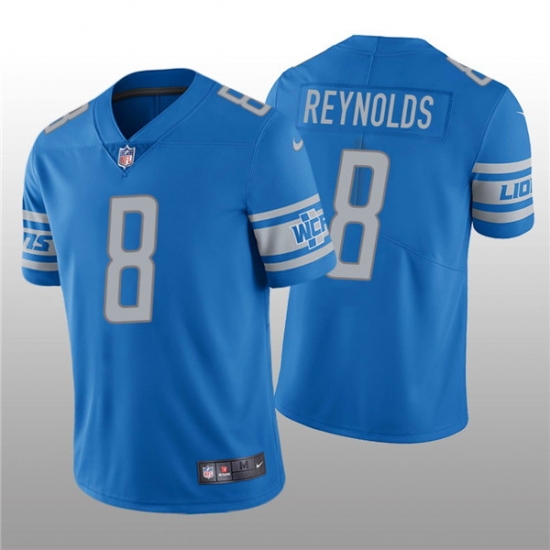 Men's Detroit Lions #8 Josh Reynolds Blue Vapor Untouchable Limited Stitched Jersey Men's Detroit Lions #8 Josh Reynolds Blue Vapor Untouchable Limited Stitched Jersey