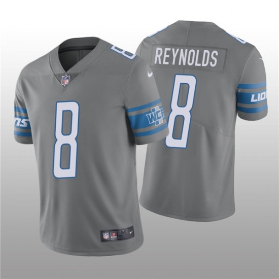 Men's Detroit Lions #8 Josh Reynolds Grey Vapor Untouchable Limited Stitched Jersey Men's Detroit Lions #8 Josh Reynolds Grey Vapor Untouchable Limited Stitched Jersey