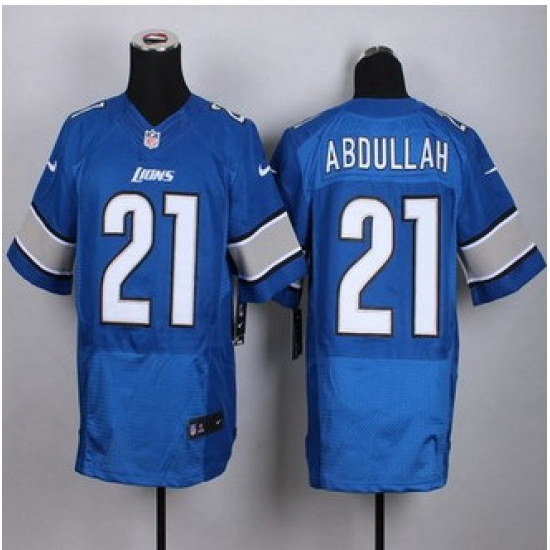 New Detroit Lions #21 Ameer Abdullah Blue Team Color Men Stitched NFL Elite jersey New Detroit Lions #21 Ameer Abdullah Blue Team Color Men Stitched NFL Elite jersey