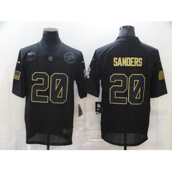 Nike Detroit Lions 20 Barry Sanders Black 2020 Salute To Service Limited Jersey Nike Detroit Lions 20 Barry Sanders Black 2020 Salute To Service Limited Jersey