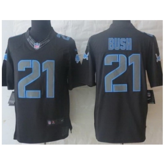 Nike Detroit Lions 21 Reggie Bush Black Limited Impact NFL Jersey Nike Detroit Lions 21 Reggie Bush Black Limited Impact NFL Jersey