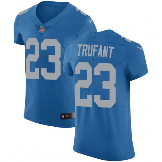 Nike Detroit Lions 23 Desmond Trufant Blue Throwback Men Stitched NFL Vapor Untouchable Elite Jersey Nike Detroit Lions 23 Desmond Trufant Blue Throwback Men Stitched NFL Vapor Untouchable Elite Jersey