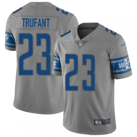Nike Detroit Lions 23 Desmond Trufant Gray Men Stitched NFL Limited Inverted Legend Jersey Nike Detroit Lions 23 Desmond Trufant Gray Men Stitched NFL Limited Inverted Legend Jersey