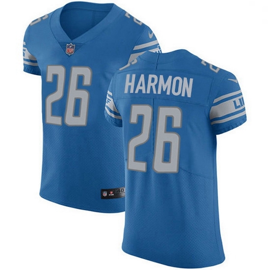 Nike Detroit Lions 26 Duron Harmon Blue Team Color Men Stitched NFL Vapor Untouchable Elite Jersey Nike Detroit Lions 26 Duron Harmon Blue Team Color Men Stitched NFL Vapor Untouchable Elite Jersey