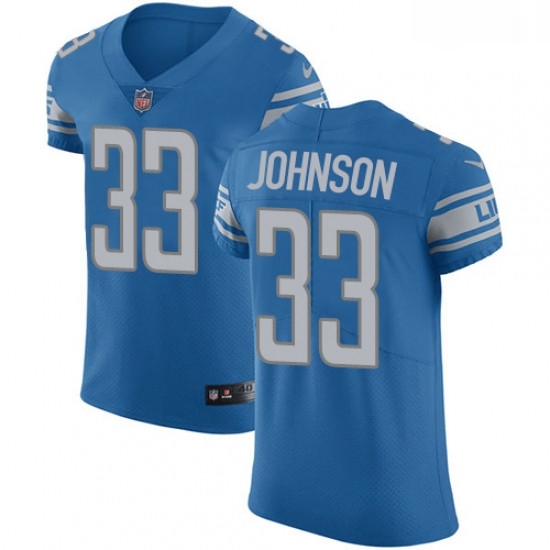 Nike Detroit Lions 33 Kerryon Johnson Blue Team Color Men Stitched NFL Vapor Untouchable Elite Jersey Nike Detroit Lions 33 Kerryon Johnson Blue Team Color Men Stitched NFL Vapor Untouchable Elite Jersey