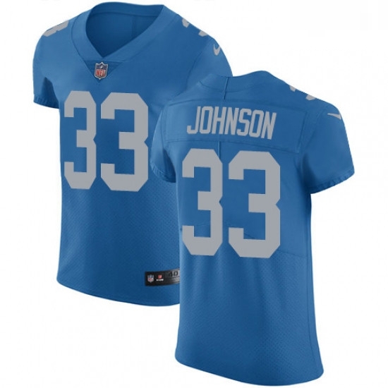 Nike Detroit Lions 33 Kerryon Johnson Blue Throwback Men Stitched NFL Vapor Untouchable Elite Jersey Nike Detroit Lions 33 Kerryon Johnson Blue Throwback Men Stitched NFL Vapor Untouchable Elite Jersey