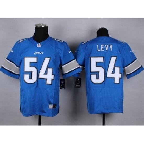 Nike Detroit Lions 54 DeAndre Levy Blue Elite NFL Jersey Nike Detroit Lions 54 DeAndre Levy Blue Elite NFL Jersey