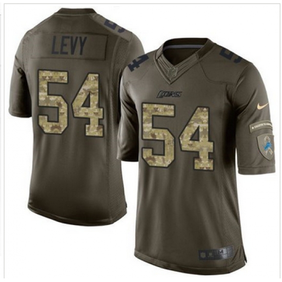 Nike Detroit Lions #54 DeAndre Levy Green Men 27s Stitched NFL Limited Salute To Service Jersey Nike Detroit Lions #54 DeAndre Levy Green Men 27s Stitched NFL Limited Salute To Service Jersey