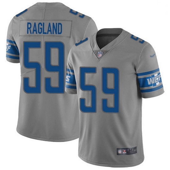 Nike Detroit Lions 59 Reggie Ragland Gray Men Stitched NFL Limited Inverted Legend Jersey Nike Detroit Lions 59 Reggie Ragland Gray Men Stitched NFL Limited Inverted Legend Jersey