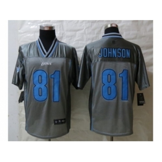 Nike Detroit Lions 81 Calvin Johnson Grey Elite Vapor NFL Jersey Nike Detroit Lions 81 Calvin Johnson Grey Elite Vapor NFL Jersey