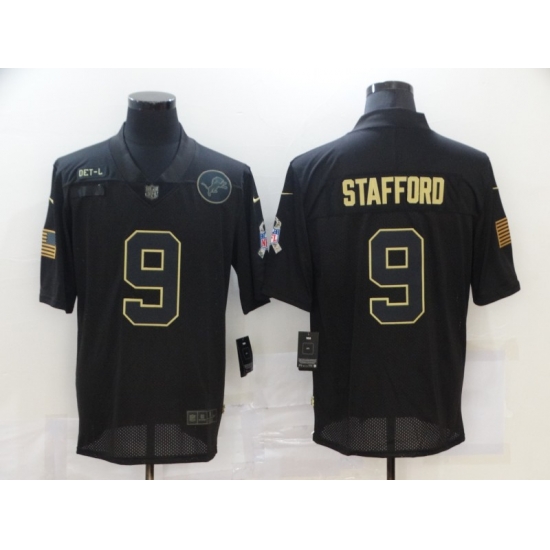 Nike Detroit Lions 9 Matthew Stafford Black 2020 Salute To Service Limited Jersey Nike Detroit Lions 9 Matthew Stafford Black 2020 Salute To Service Limited Jersey