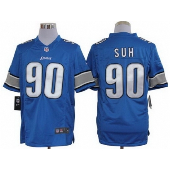 Nike Detroit Lions 90 Ndamukong Suh Blue Limited NFL Jersey Nike Detroit Lions 90 Ndamukong Suh Blue Limited NFL Jersey