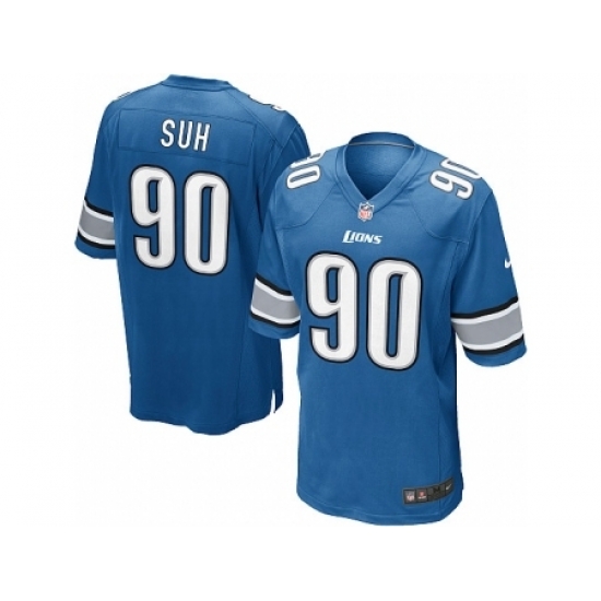 Nike Detroit Lions 90 Ndamukong Suh blue Game NFL Jersey Nike Detroit Lions 90 Ndamukong Suh blue Game NFL Jersey