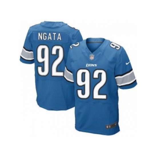 Nike Detroit Lions 92 Haloti Ngata blue Elite NFL Jersey Nike Detroit Lions 92 Haloti Ngata blue Elite NFL Jersey