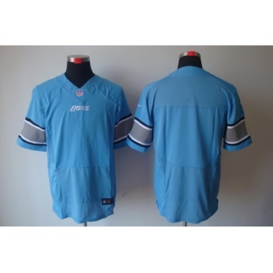 Nike Detroit Lions Blank Blue Elite NFL Jersey Nike Detroit Lions Blank Blue Elite NFL Jersey