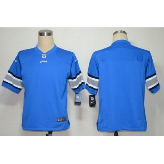 Nike Detroit Lions Blank Blue Game NFL Jersey Nike Detroit Lions Blank Blue Game NFL Jersey
