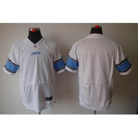 Nike Detroit Lions Blank White Elite NFL Jersey Nike Detroit Lions Blank White Elite NFL Jersey