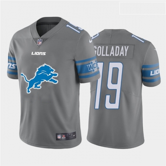 Nike Lions 19 Kenny Golladay Gray Team Big Logo Vapor Untouchable Limited Jersey Nike Lions 19 Kenny Golladay Gray Team Big Logo Vapor Untouchable Limited Jersey