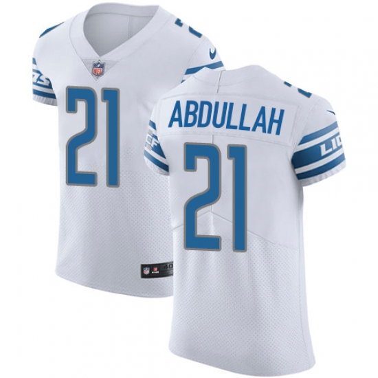Nike Lions #21 Ameer Abdullah White Mens Stitched NFL Vapor Untouchable Elite Jersey Nike Lions #21 Ameer Abdullah White Mens Stitched NFL Vapor Untouchable Elite Jersey