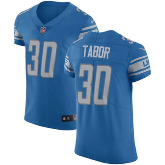 Nike Lions #30 Teez Tabor Blue Team Color Mens Stitched NFL Vapor Untouchable Elite Jersey Nike Lions #30 Teez Tabor Blue Team Color Mens Stitched NFL Vapor Untouchable Elite Jersey