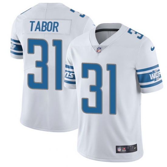 Nike Lions #31 Teez Tabor White Mens Stitched NFL Vapor Untouchable Limited Jersey Nike Lions #31 Teez Tabor White Mens Stitched NFL Vapor Untouchable Limited Jersey