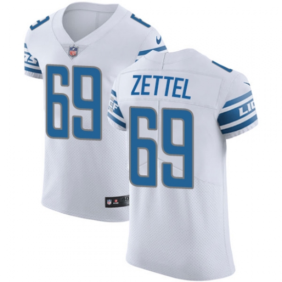 Nike Lions #69 Anthony Zettel White Mens Stitched NFL Vapor Untouchable Elite Jersey Nike Lions #69 Anthony Zettel White Mens Stitched NFL Vapor Untouchable Elite Jersey