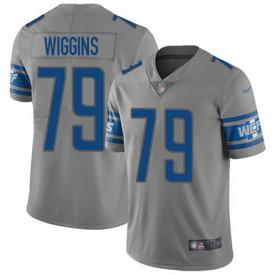 Nike Lions 79 Kenny Wiggins Gray Men Stitched NFL Limited Inverted Legend Jersey Nike Lions 79 Kenny Wiggins Gray Men Stitched NFL Limited Inverted Legend Jersey