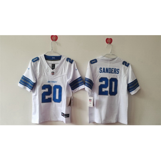 Women Detroit Lions 20 Barry Sanders White 2024 F U S E Vapor Limited Stitched Jersey 28Run Smaller 29 Women Detroit Lions 20 Barry Sanders White 2024 F U S E Vapor Limited Stitched Jersey 28Run Smaller 29