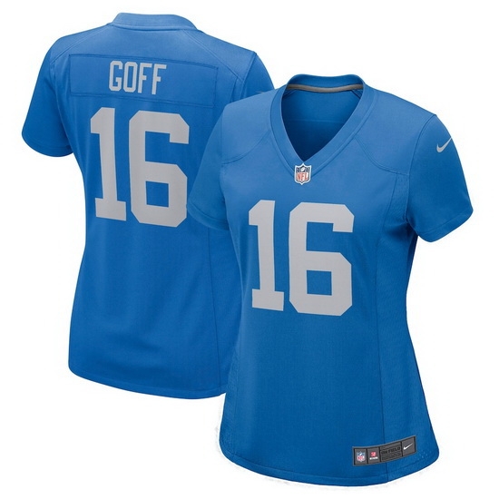 Women Detroit Lions Jared Goff #16 Blue Vapor Limited Stitched NFL Jersey Women Detroit Lions Jared Goff #16 Blue Vapor Limited Stitched NFL Jersey