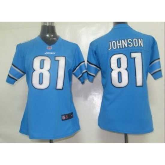 Women Nike Detroit Lions 81 Johnson Jersey Women Nike Detroit Lions 81 Johnson Jersey