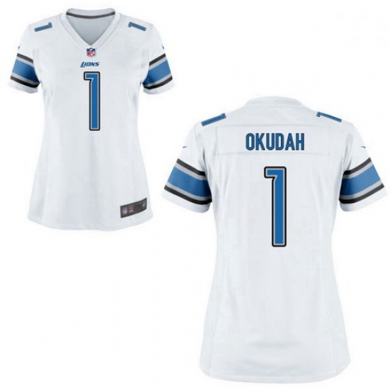 Women Nike Lions 1 Jeff Okudah White Vapor Limited Jersey 2020 NFL Draft Women Nike Lions 1 Jeff Okudah White Vapor Limited Jersey 2020 NFL Draft
