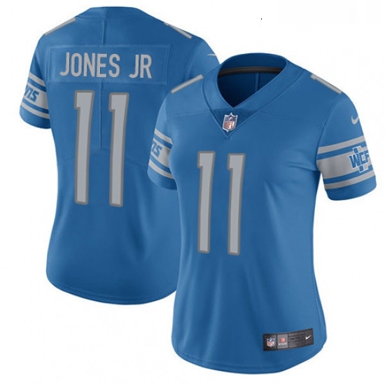Womens Nike Detroit Lions 11 Marvin Jones Jr Elite Light Blue Team Color NFL Jersey Womens Nike Detroit Lions 11 Marvin Jones Jr Elite Light Blue Team Color NFL Jersey
