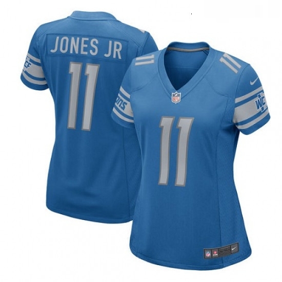 Womens Nike Detroit Lions 11 Marvin Jones Jr Game Light Blue Team Color NFL Jersey Womens Nike Detroit Lions 11 Marvin Jones Jr Game Light Blue Team Color NFL Jersey