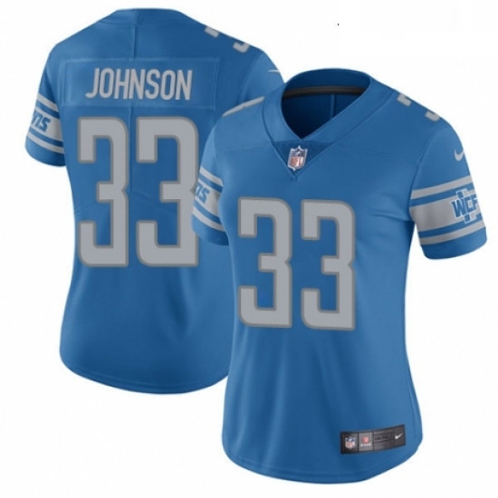Womens Nike Detroit Lions 33 Kerryon Johnson Blue Team Color Vapor Untouchable Limited Player NFL Jersey Womens Nike Detroit Lions 33 Kerryon Johnson Blue Team Color Vapor Untouchable Limited Player NFL Jersey