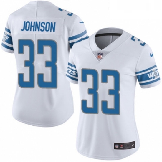 Womens Nike Detroit Lions 33 Kerryon Johnson White Vapor Untouchable Limited Player NFL Jersey Womens Nike Detroit Lions 33 Kerryon Johnson White Vapor Untouchable Limited Player NFL Jersey