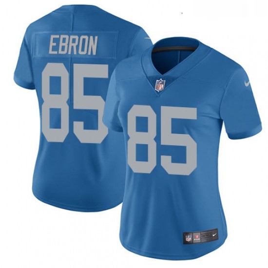 Womens Nike Detroit Lions 85 Eric Ebron Elite Blue Alternate NFL Jersey Womens Nike Detroit Lions 85 Eric Ebron Elite Blue Alternate NFL Jersey