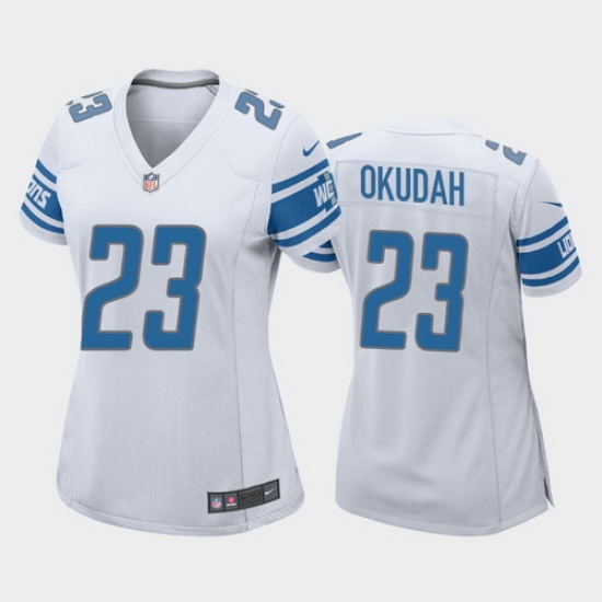 women jeff okudah detroit lions white game jersey women jeff okudah detroit lions white game jersey
