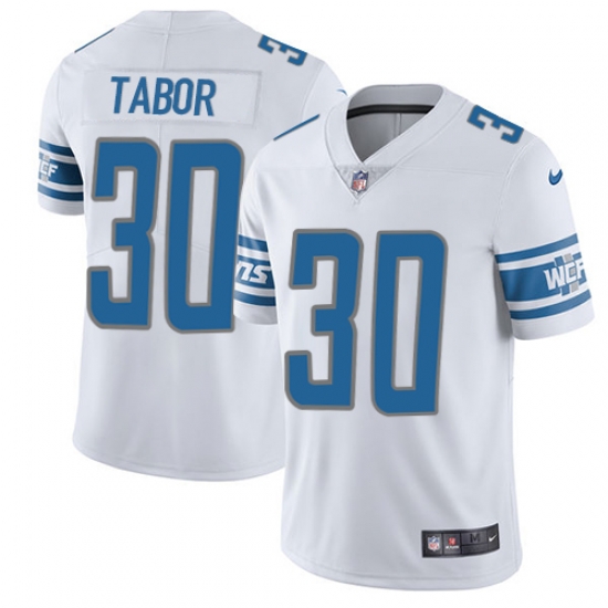 Nike Lions #30 Teez Tabor White Youth Stitched NFL Vapor Untouchable Limited Jersey Nike Lions #30 Teez Tabor White Youth Stitched NFL Vapor Untouchable Limited Jersey