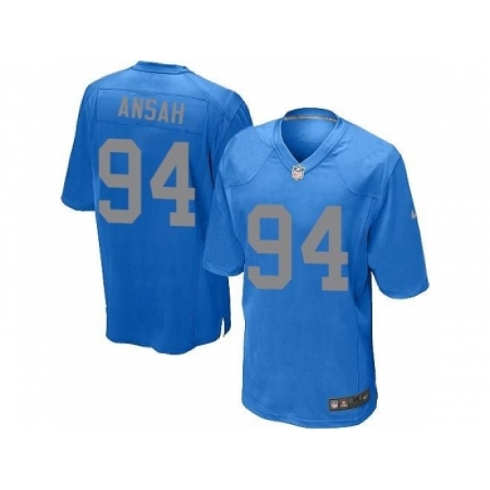 Nike NFL Detroit Lions #94 Ziggy Ansah Limited Youth Blue Alternate Jersey Nike NFL Detroit Lions #94 Ziggy Ansah Limited Youth Blue Alternate Jersey