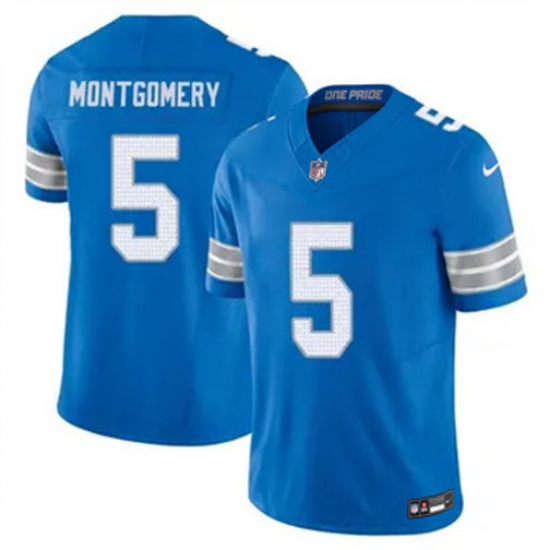 Youth Detroit Lions 5 David Montgomery Blue 2024 F U S E Vapor Limited Stitched Jersey Youth Detroit Lions 5 David Montgomery Blue 2024 F U S E Vapor Limited Stitched Jersey