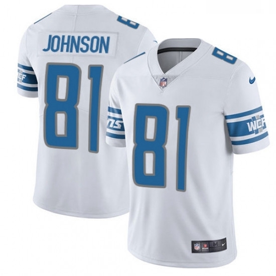 Youth Nike Detroit Lions 81 Calvin Johnson Elite White NFL Jersey Youth Nike Detroit Lions 81 Calvin Johnson Elite White NFL Jersey