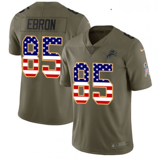 Youth Nike Detroit Lions 85 Eric Ebron Limited OliveUSA Flag Salute to Service NFL Jersey Youth Nike Detroit Lions 85 Eric Ebron Limited OliveUSA Flag Salute to Service NFL Jersey
