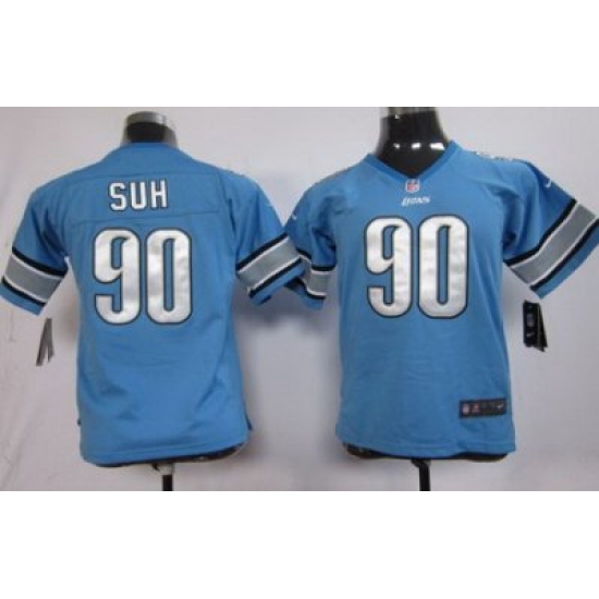 Youth Nike Detroit Lions 90# Ndamukong Suh Blue NFL Jerseys Youth Nike Detroit Lions 90# Ndamukong Suh Blue NFL Jerseys