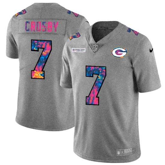 Green Bay Green Bay Green Bay Green Bay Packers 7 Mason Crosby Men Nike Multi Color 2020 NFL Crucial Catch NFL Jersey Greyheather Green Bay Green Bay Green Bay Green Bay Packers 7 Mason Crosby Men Nike Multi Color 2020 NFL Crucial Catch NFL Jersey Greyheather
