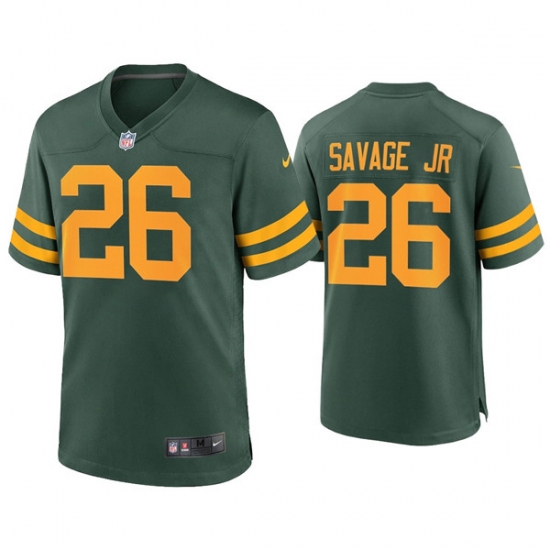 Men Green Bay Packers 26 Darnell Savage Jr Alternate Limited Green Jersey Men Green Bay Packers 26 Darnell Savage Jr Alternate Limited Green Jersey